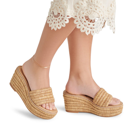 כפכפי פלטפורמה THRONE DOLCE VITA בגוון טבעי