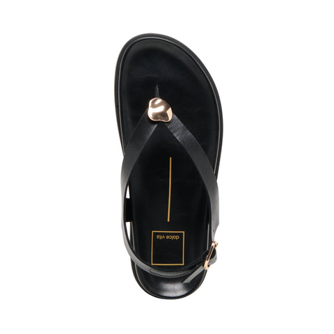 סנדלי אצבע עור לנשים JONY DOLCE VITA בשחור