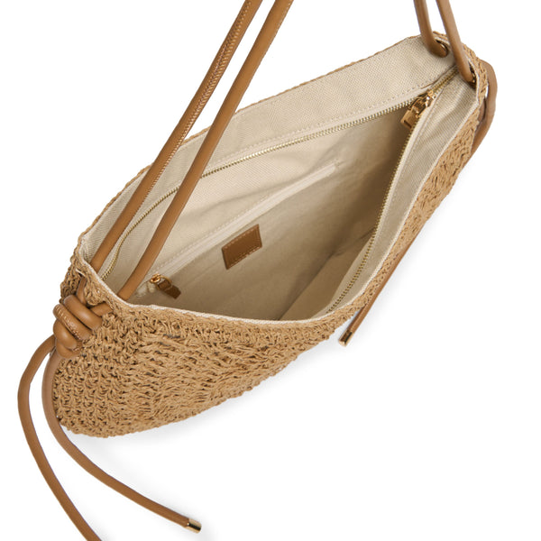 סטיב מאד - תיק צד לנשים FREYA DOLCE VITA בגוון טבעי