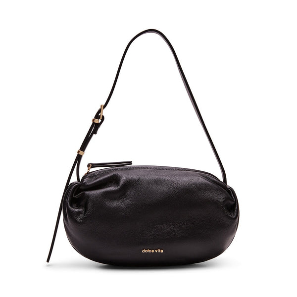 סטיב מאד - תיק יד מעור לנשים LIVI DOLCE VITA בשחור