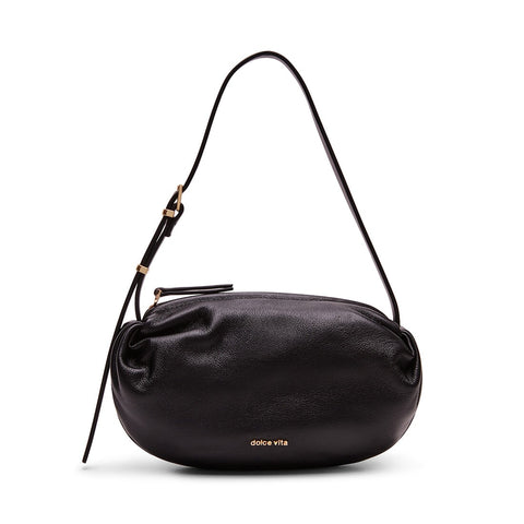 תיק יד מעור לנשים LIVI DOLCE VITA בשחור