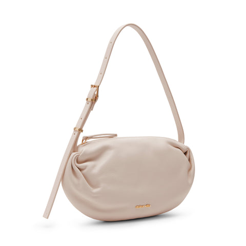 תיק יד מעור לנשים LIVI DOLCE VITA בגוון שמנת