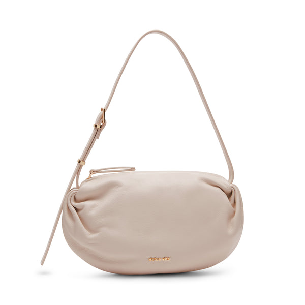 סטיב מאד - תיק יד מעור לנשים LIVI DOLCE VITA בגוון שמנת