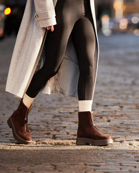 סטיב מאד - מגפוני זמש לנשים JONES בחום