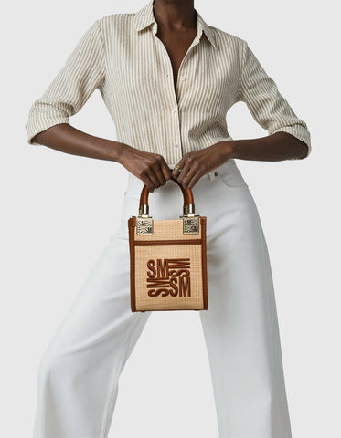 תיק צד לנשים BWEALTHS בגוון טבעי