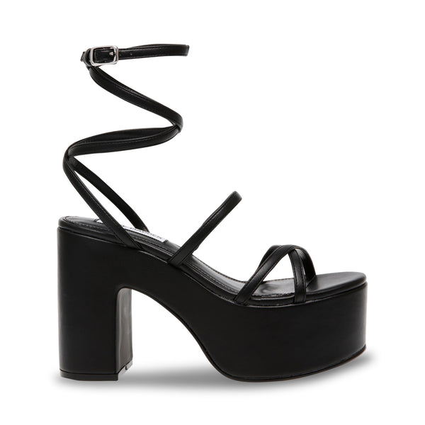 סטיב מאד - סנדלי פלטפורמה BAYSHORE בשחור