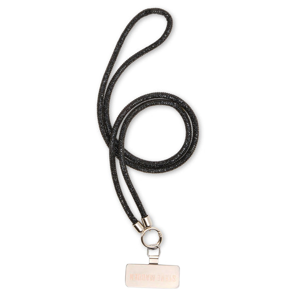 סטיב מאד - שרשרת נשיאה לטלפון נייד D-GLOW בשחור משובץ