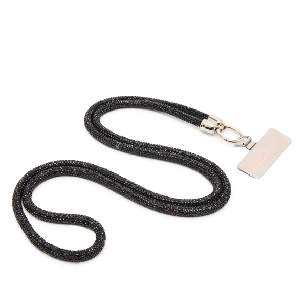 סטיב מאד - שרשרת נשיאה לטלפון נייד D-GLOW בשחור משובץ