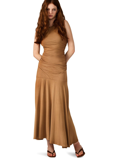 סטיב מאד - שמלת מקסי JACE בקאמל