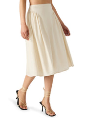 חצאית מידי מתרחבת BROOKLYN בקרם