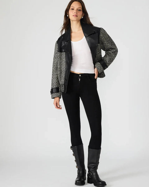 סטיב מאד - ג'קט בובמר לנשים MERCEDES בשחור