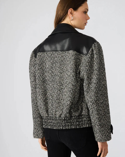 סטיב מאד - ג'קט בובמר לנשים MERCEDES בשחור