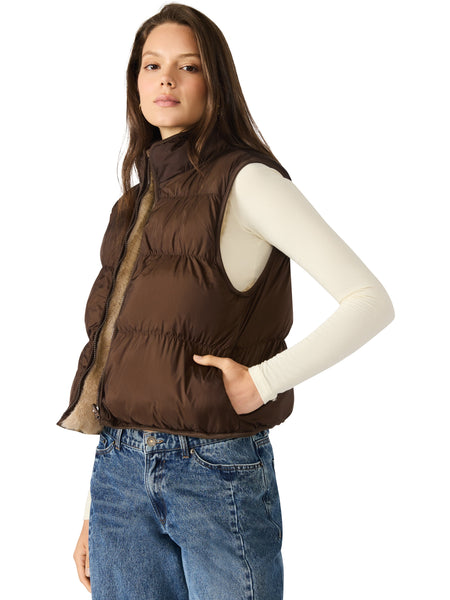 סטיב מאד - ווסט דו צדדי לנשים BRADY בחום