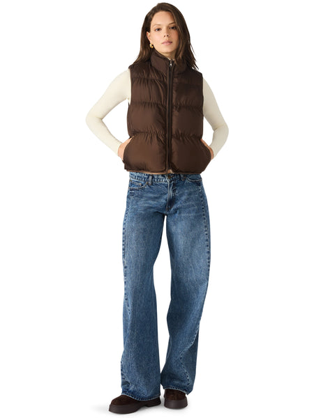 סטיב מאד - ווסט דו צדדי לנשים BRADY בחום