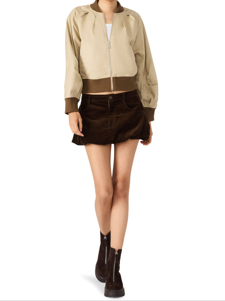 סטיב מאד - ג'קט לנשים BRAY בחאקי