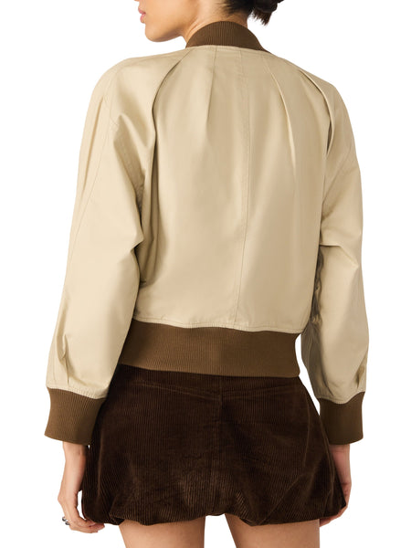 סטיב מאד - ג'קט לנשים BRAY בחאקי