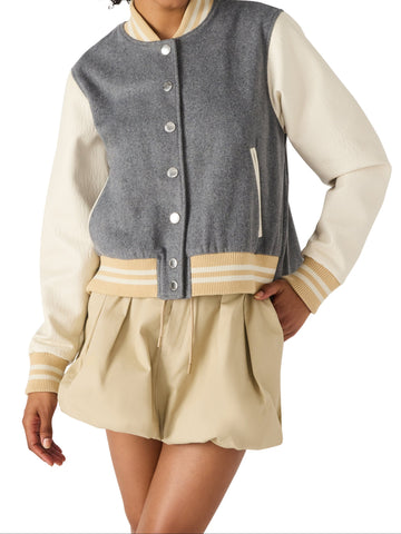 ג'קט לנשים ROONEY באפור משולב