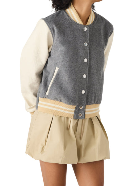 סטיב מאד - ג'קט לנשים ROONEY באפור משולב