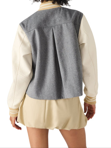 ג'קט לנשים ROONEY באפור משולב