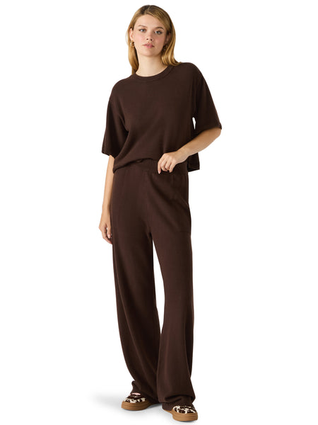 סטיב מאד - מכנסי סריג לנשים KORI-P בחום