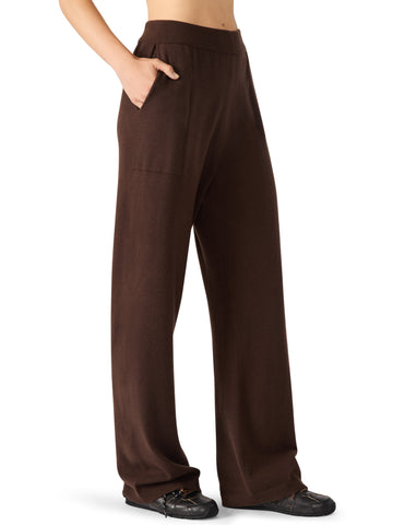 מכנסי סריג לנשים KORI-P בחום