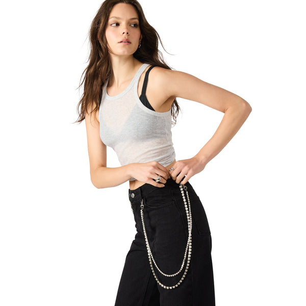 סטיב מאד - מכנסי ג'ינס לנשים SWIFT בשחור