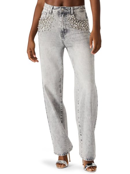 סטיב מאד - מכנסי ג'ינס לנשים ERAS באפור