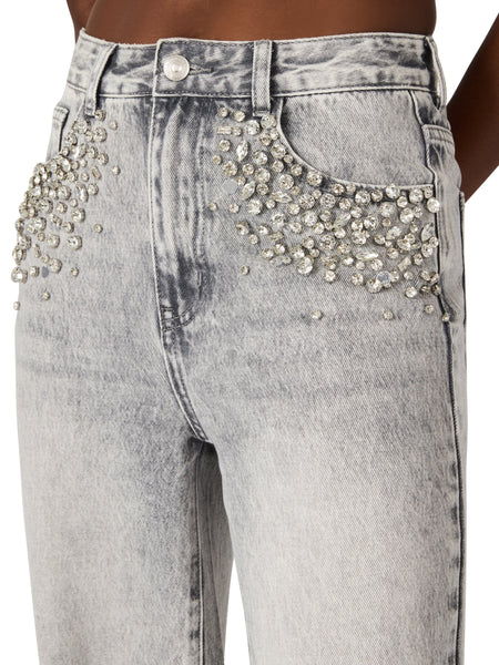 סטיב מאד - מכנסי ג'ינס לנשים ERAS באפור