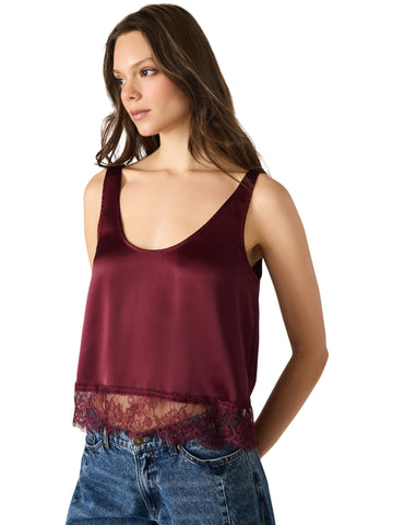 גופיית סאטן CORALINE בבורדו