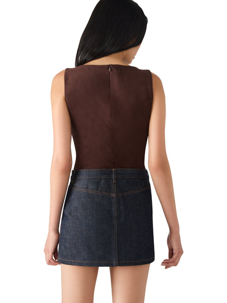 סטיב מאד - בגד גוף לנשים ORNELLIA בחום