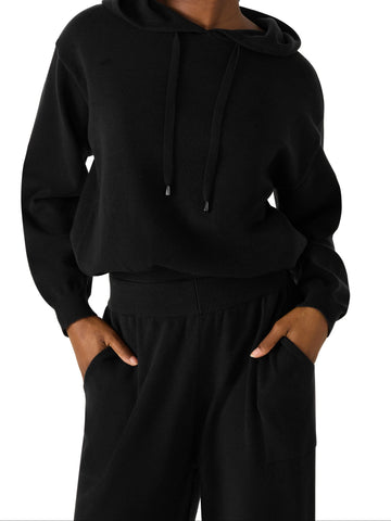 קפוצ'ון סריג לנשים KINNY בשחור