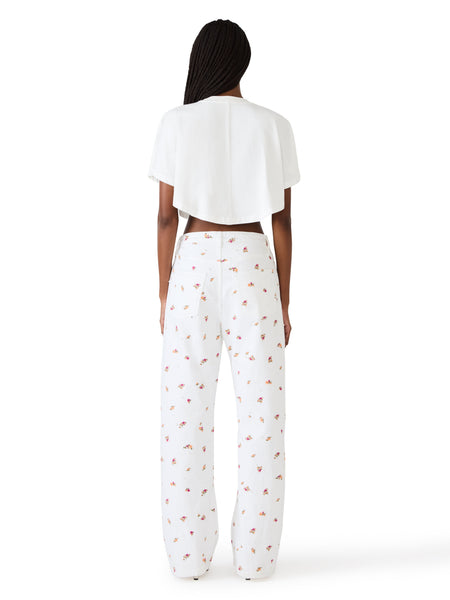 סטיב מאד - מכנסי ג'ינס לנשים SYDNEE בלבן