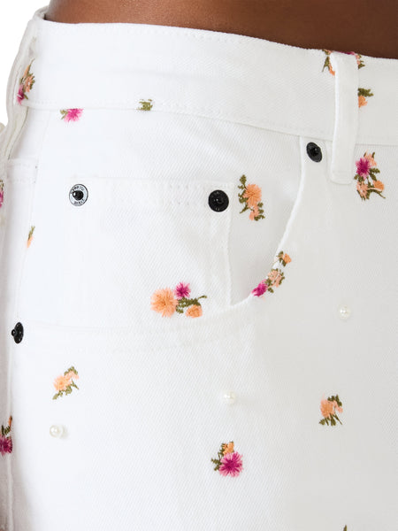 סטיב מאד - מכנסי ג'ינס לנשים SYDNEE בלבן