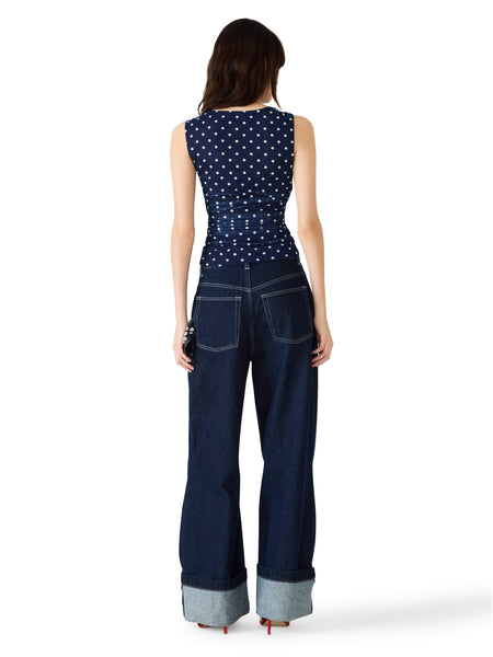 סטיב מאד - גופייה לנשים RORRY בכחול