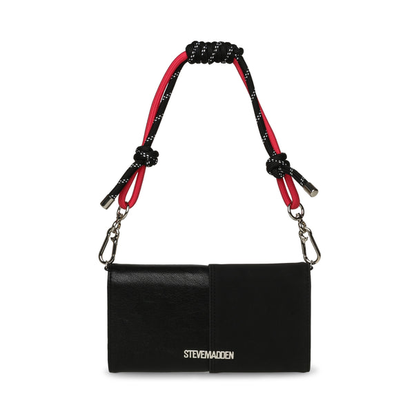 סטיב מאד - תיק צד לנשים BACADIA בשחור כסוף