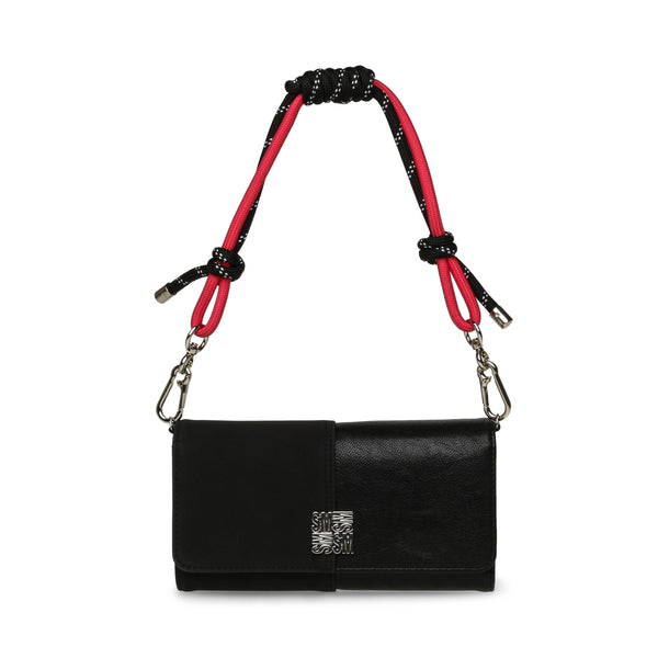 סטיב מאד - תיק צד לנשים BACADIA בשחור כסוף