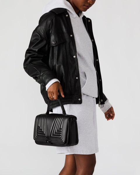 סטיב מאד - תיק צד לנשים BAGGIE בשחור