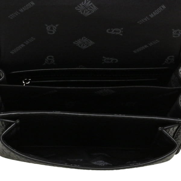 סטיב מאד - תיק צד לנשים BALIZE בשחור כסוף