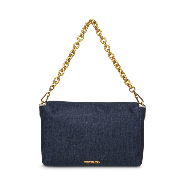 סטיב מאד - תיק צד לנשים BAMORA בכחול ג'ינס