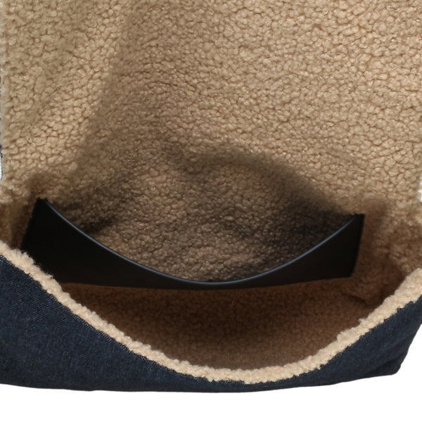 סטיב מאד - תיק צד לנשים BAMORA בכחול ג'ינס