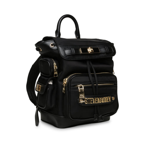 תיק גב לנשים BCARL בשחור זהב