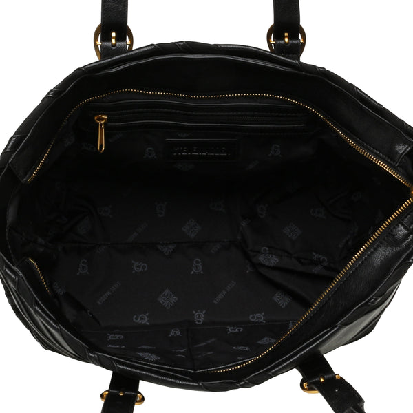 סטיב מאד - תיק יד גדול לנשים BHARLEEN בשחור זהב