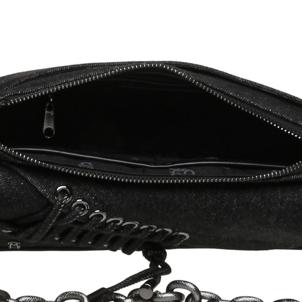 סטיב מאד - תיק צד לנשים BCHRISSA בשחור ג'ינס