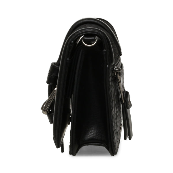 סטיב מאד - ארנק צד לנשים BELODY בשחור כסוף