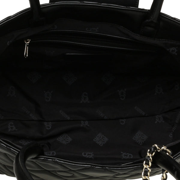 סטיב מאד - תיק יד לנשים BFLORE בשחור כסוף