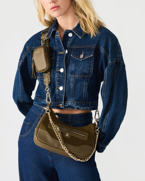 סטיב מאד - תיק צד לנשים BGREED בירוק זהב