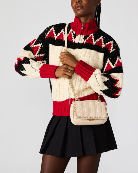 סטיב מאד - תיק צד לנשים BGRETEL בגוון ניוד זהב