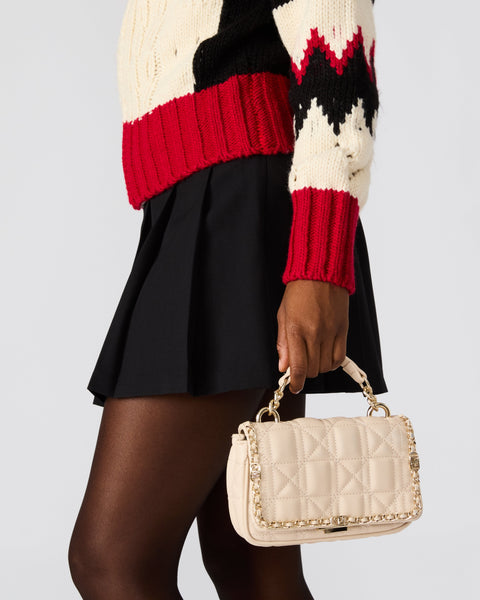 סטיב מאד - תיק צד לנשים BGRETEL בגוון ניוד זהב