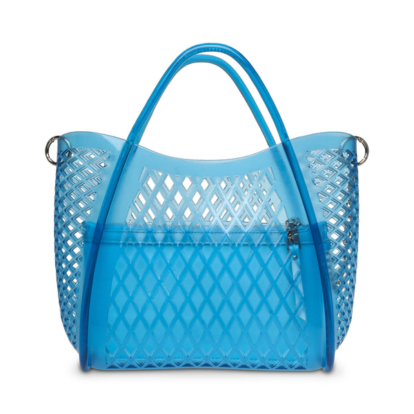 סטיב מאד - תיק צד לנשים BGROVEE בכחול שקוף