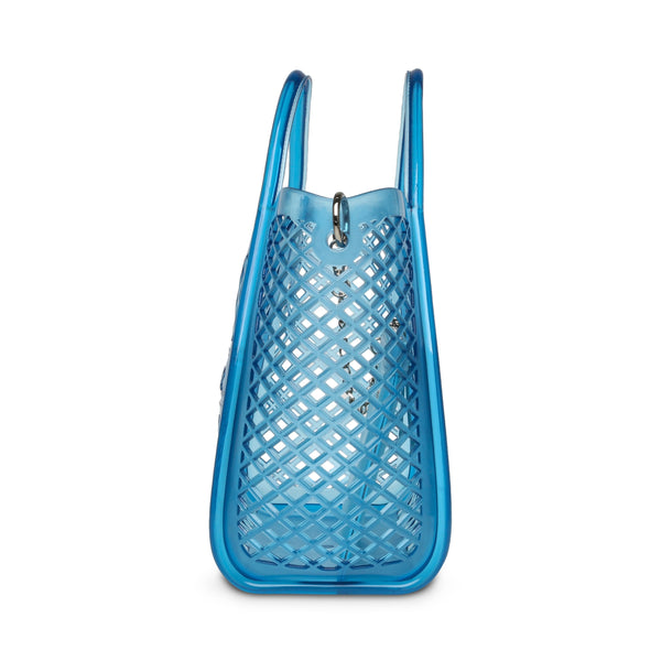 סטיב מאד - תיק צד לנשים BGROVEE בכחול שקוף